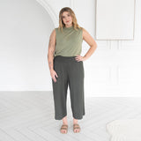 The Dressy Wide Leg Crop Pant
