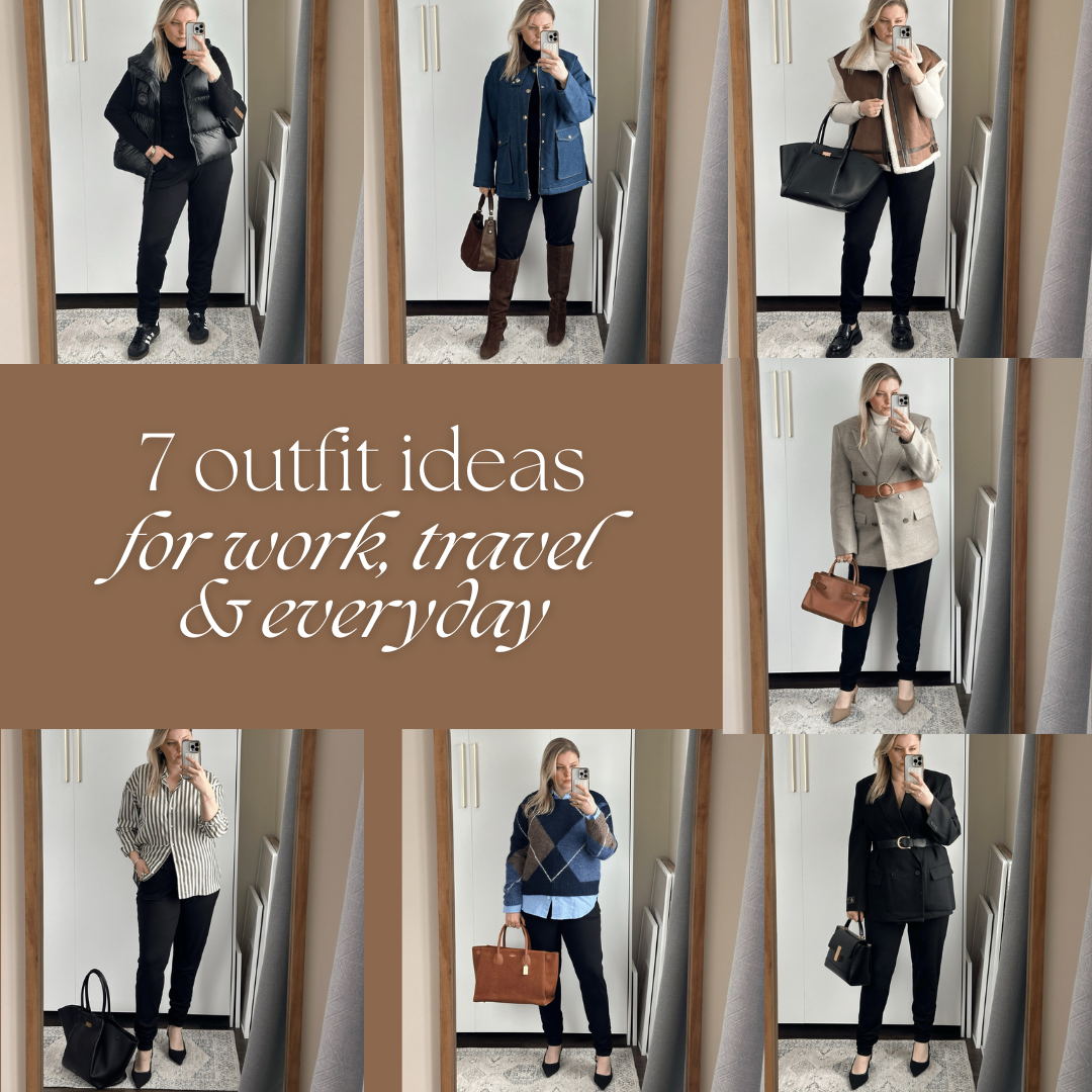 How to Style Dressy Sweatpants: 7 Outfit Ideas for Work, Travel & Everyday