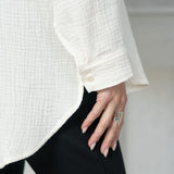 Sample Sale: The Airy Gauze Button-up Shirt