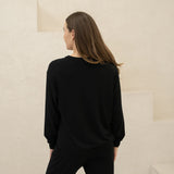 The Bamboo Merino Dressy V-Neck Sweatshirt