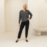 The Bamboo Merino Dressy V-Neck Sweatshirt