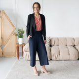 The Dressy Wide Leg Crop Pant