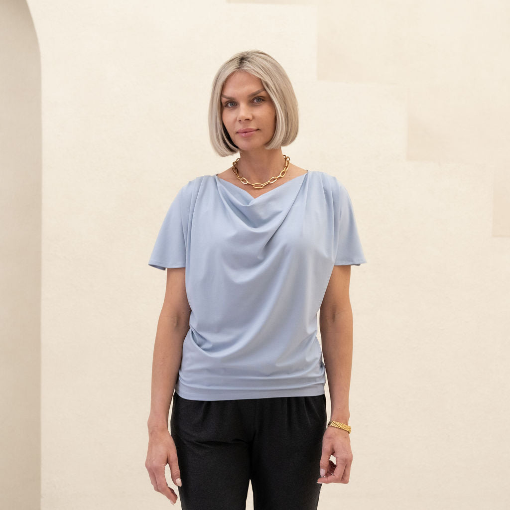 Evolve Top – 8-in-1 Sustainable Women’s Blouse