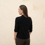 The Going Places Bracelet Sleeve Mock Neck