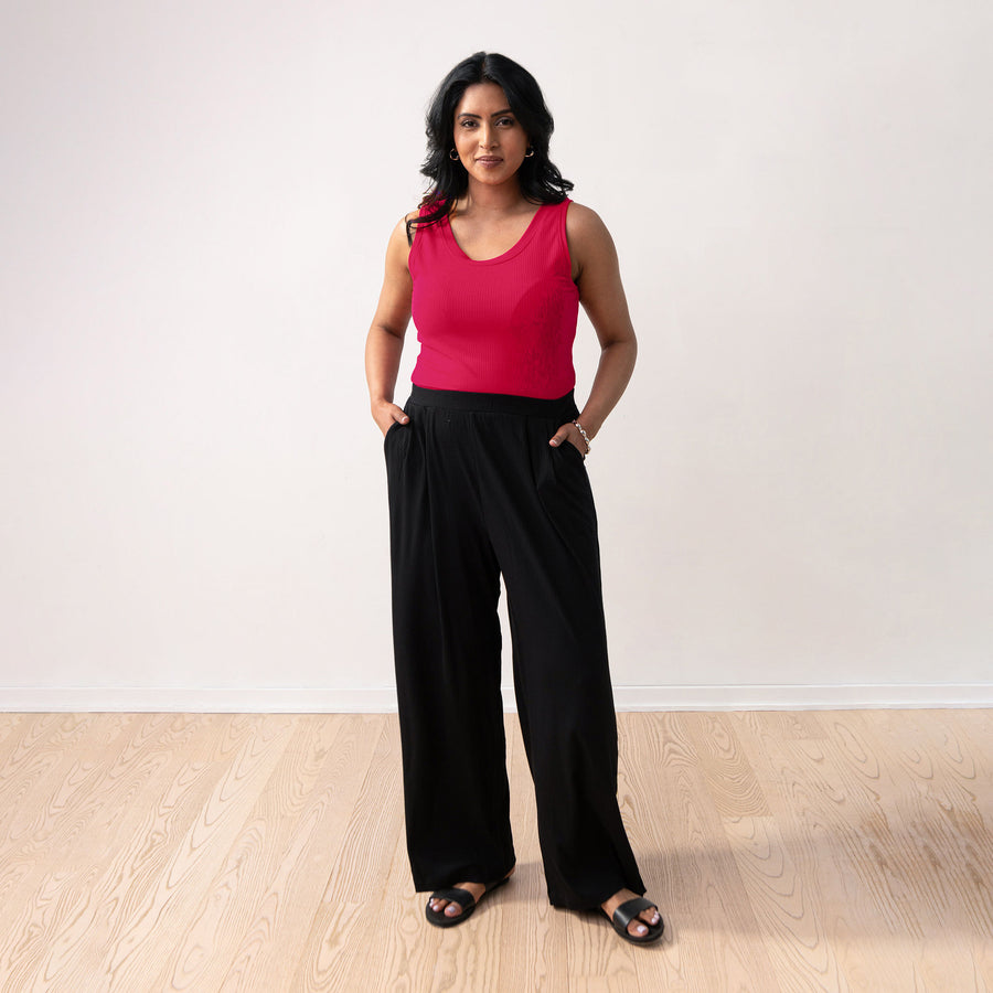 The Dressy Rib Knit Reversible Tank