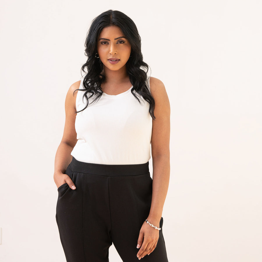 The Dressy Rib Knit Reversible Tank