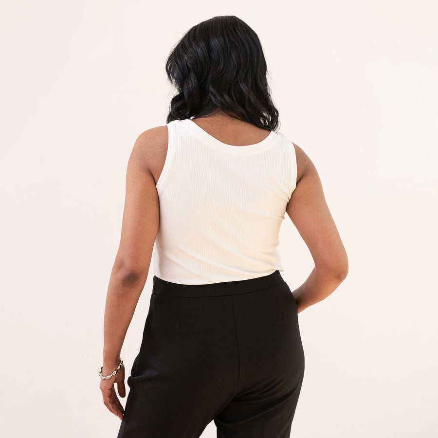 The Dressy Rib Knit Reversible Tank