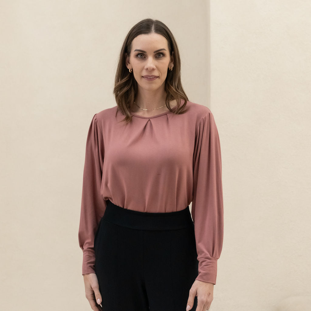 The Comfy Blouson Top