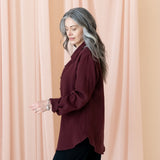 The Airy Gauze Button-Up
