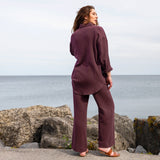 The Airy Gauze Relaxed Button-up Shirt