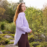 The Airy Gauze Relaxed Button-up Shirt