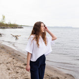 The Airy Gauze Reversible Blouse