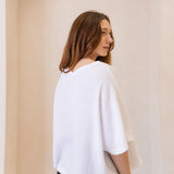 The Airy Gauze Reversible Blouse