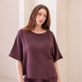 The Airy Gauze Reversible Blouse