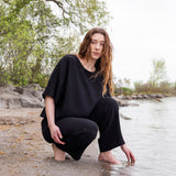 The Airy Gauze Reversible Blouse