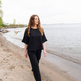 The Airy Gauze Reversible Blouse