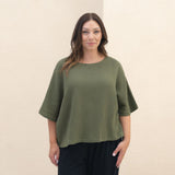 The Airy Gauze Reversible Blouse
