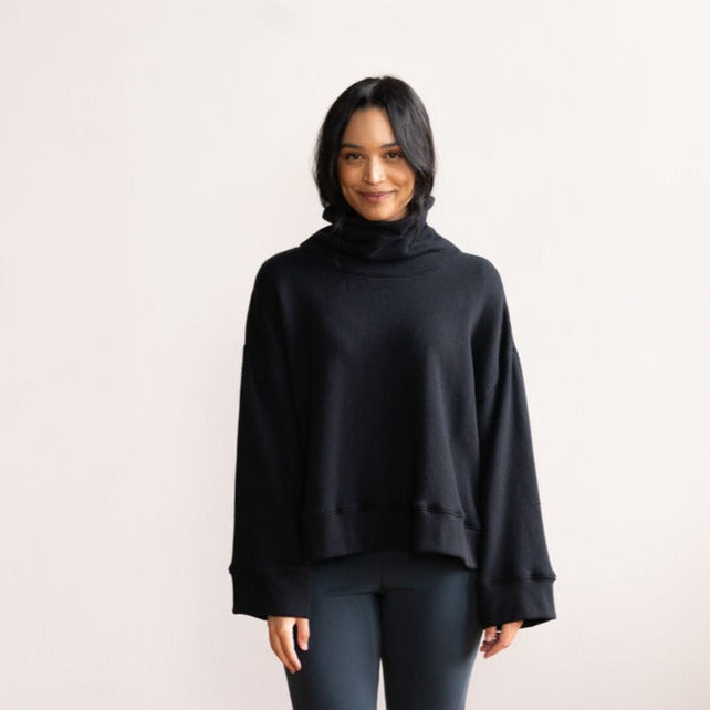 Women s Heirloom Sweater Shirt 100 Cotton Terry Made in