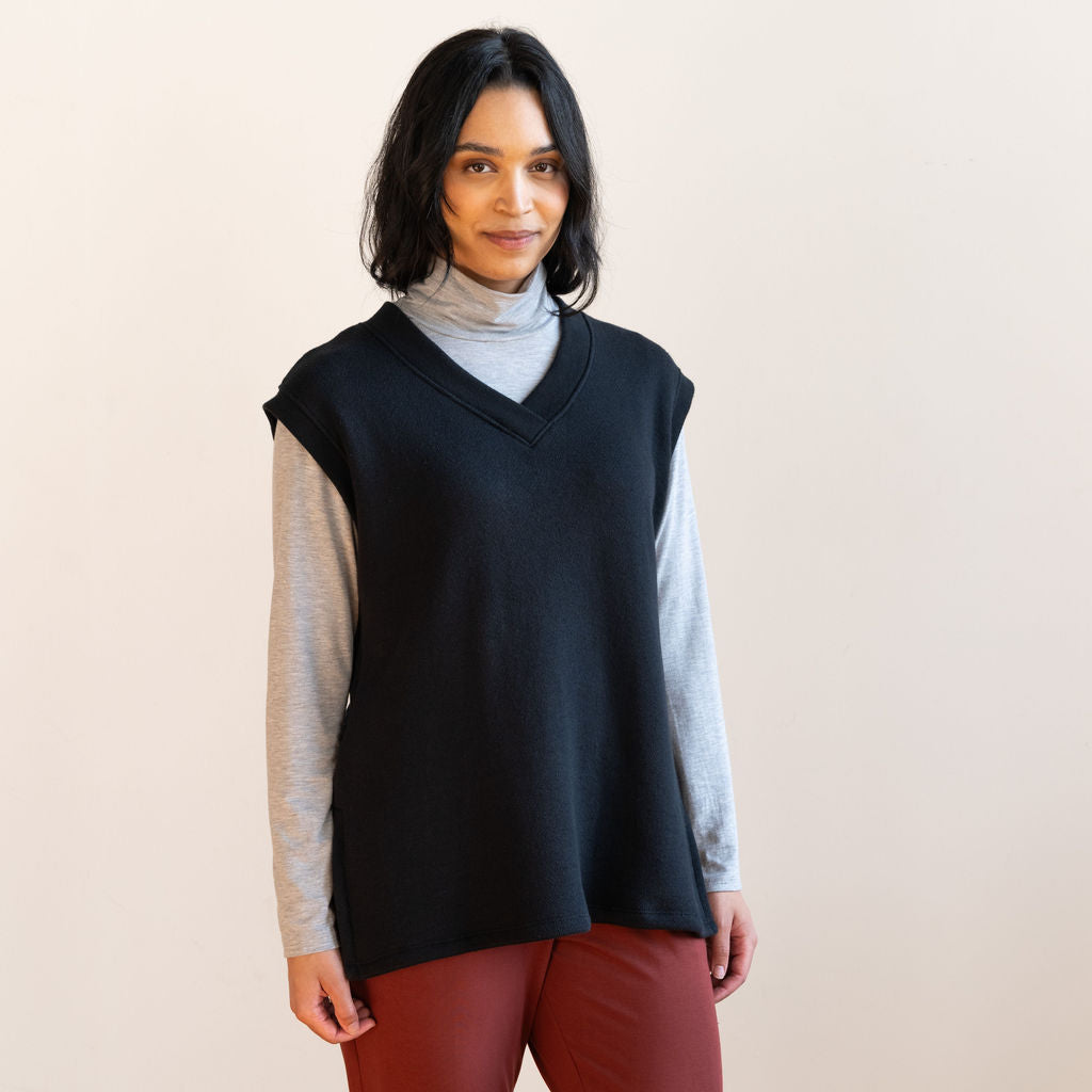 The Heirloom Sweater-shirt Vest