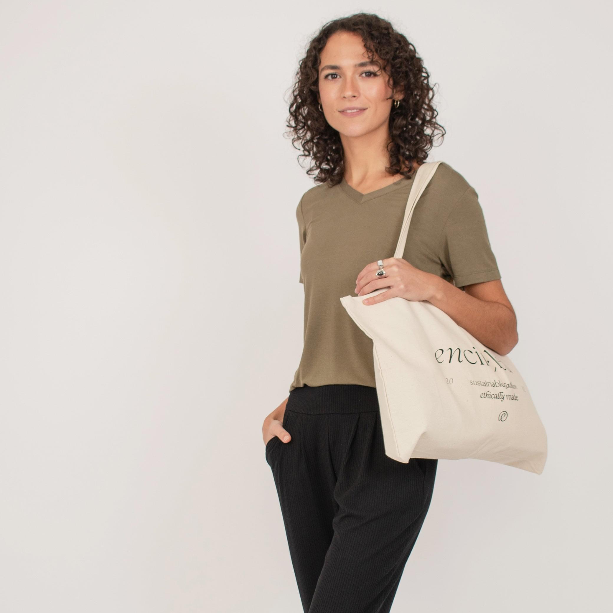 Organic Cotton Tote Bag  Shop Sustainable, Ethical Clothing for Women –  Encircled