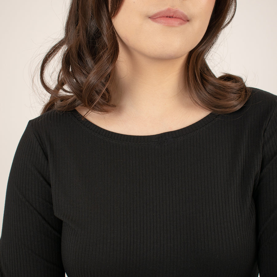 The Dressy Rib Knit Top