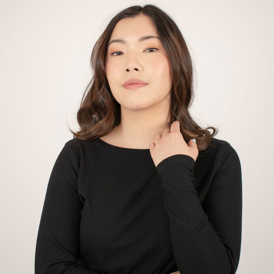 The Dressy Rib Knit Top