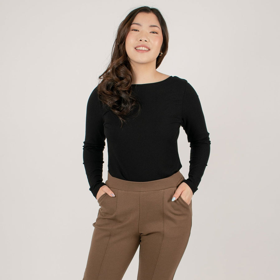 The Dressy Rib Knit Top