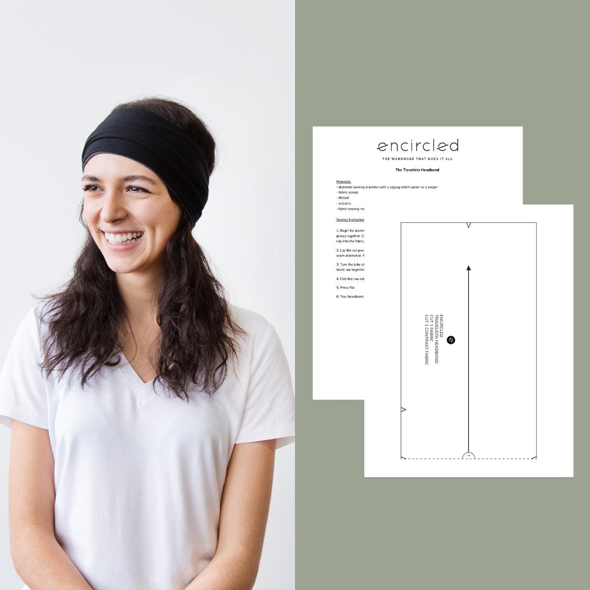 Digital Sewing Patterns - Headband Pattern