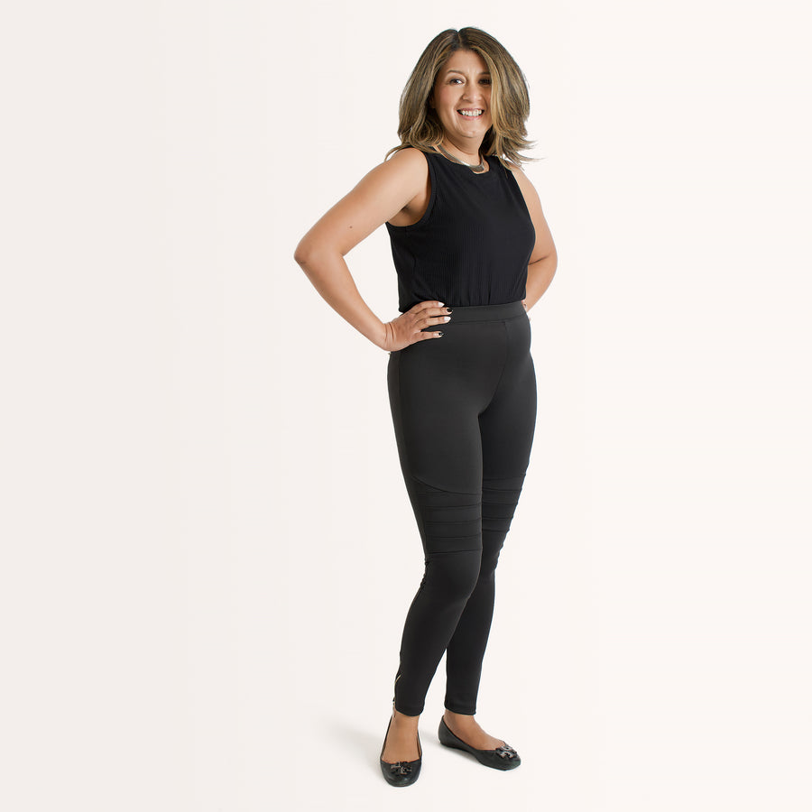 The Dressy Moto Legging