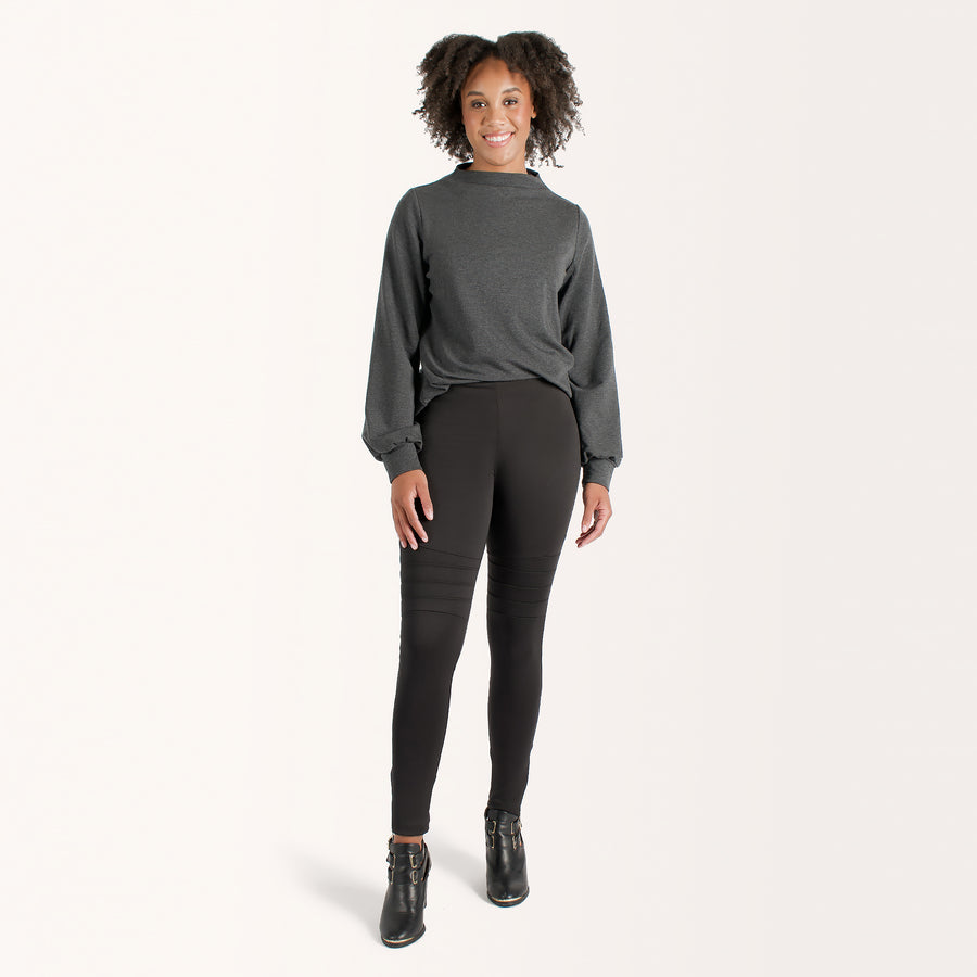 The Dressy Moto Legging