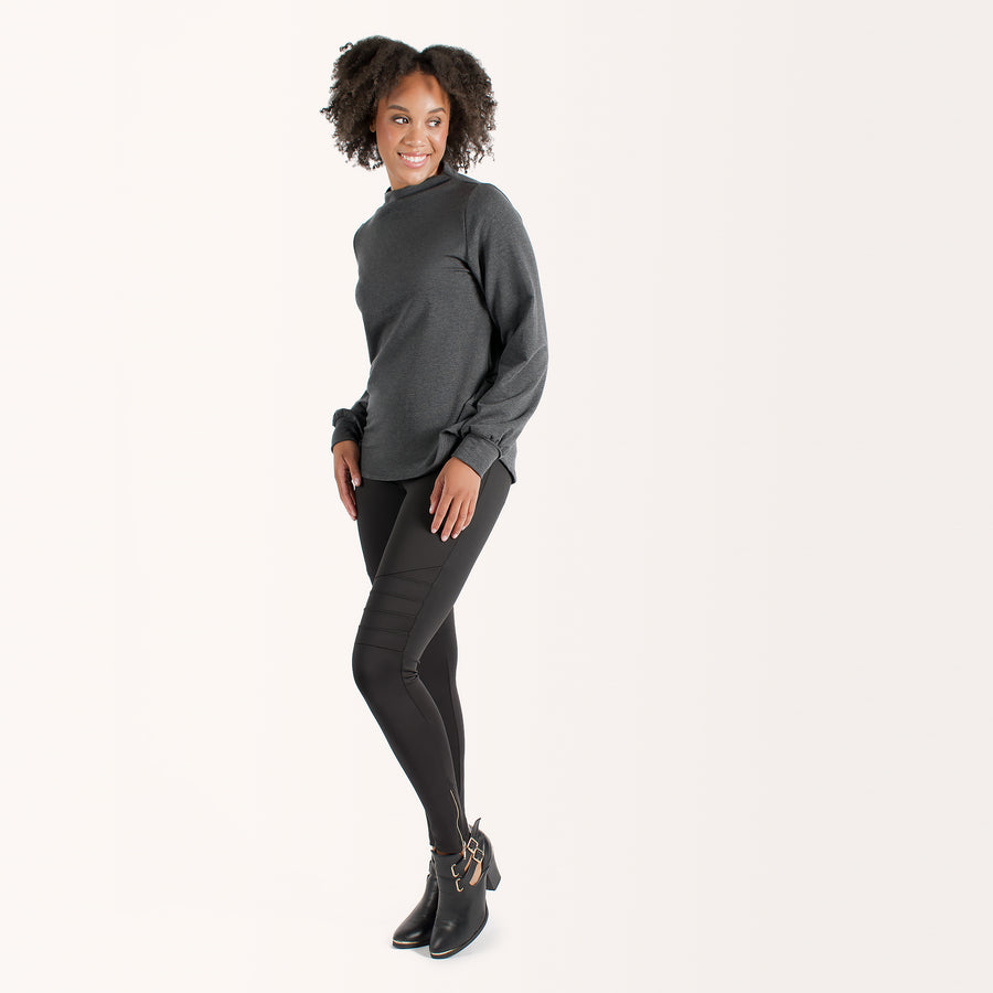 The Dressy Moto Legging