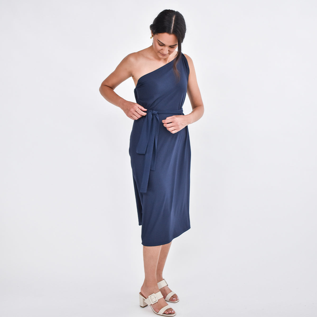 versatile navy dress